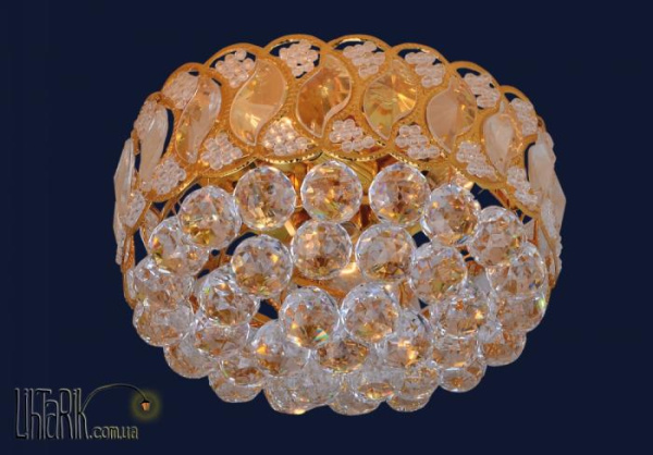 Хрустальная потолочная люстра 7182041-3 GD
