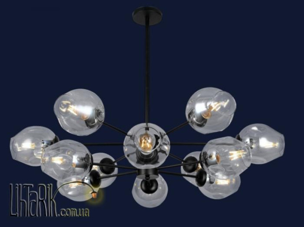 Levistella потолочна люстра 7526035-12 BK CL (7526035-12 BK+CL)