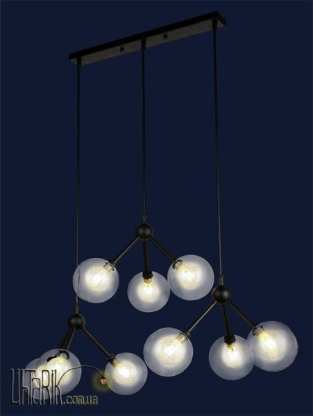 Потолочный подвесной светильник Levistella 756PR6501-9 BK