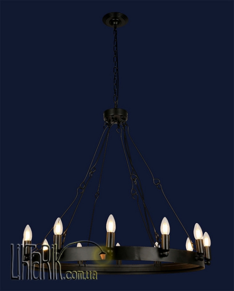 Levistella Подвесная люстра 756PR-9562-12 BK (756PR9562-12 BK)