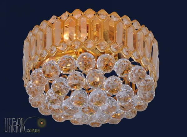 Хрустальная потолочная люстра 7182043-3 GD