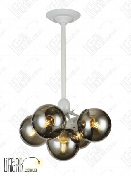 Levistella Потолочная люстра 756PL385-5 WH BK (756PL385-5 WH+BK)