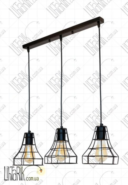 Подвес-лофт 7528876F-3 BK (500)