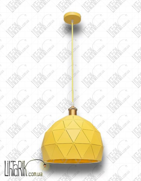 Полигональный подвес 7529523 YELLOW