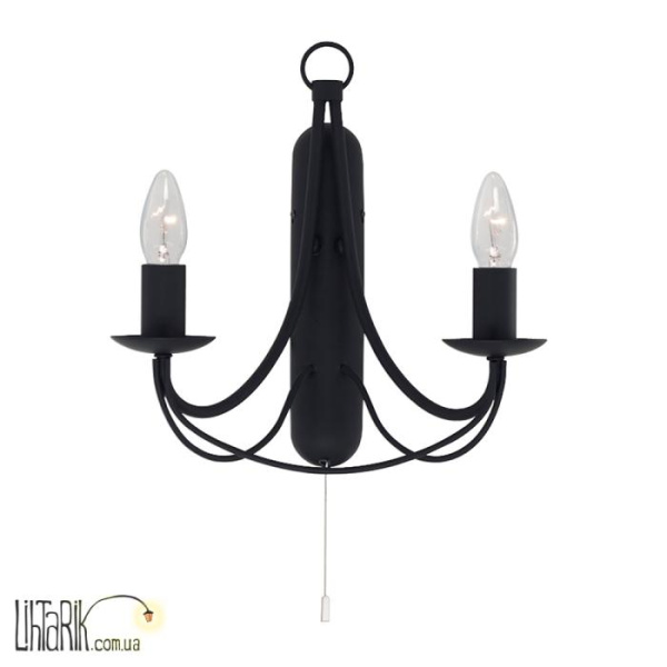 Бра Searchlight Maypole 6342-2BK