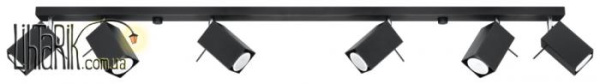 SOLLUX LIGHTING Светильник припотолочный MERIDA 6L Czarny SL.0460