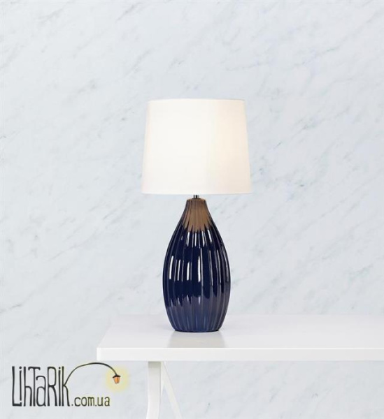 Настольная лампа Markslojd STEPHANIE Table 1L Blue/White (106889)