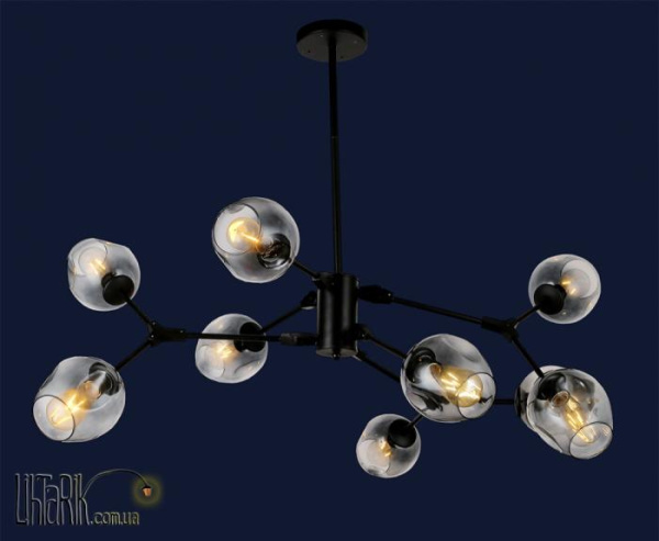 Levistella Подвесная люстра 756LPR66003-9 BK+BK