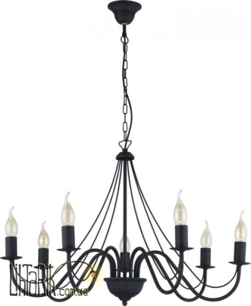 TK Lighting DIANA black 7 подвес - 1758