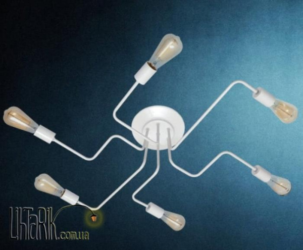 Люстра-паук 756PR0230-6 припотолочная на 6 ламп