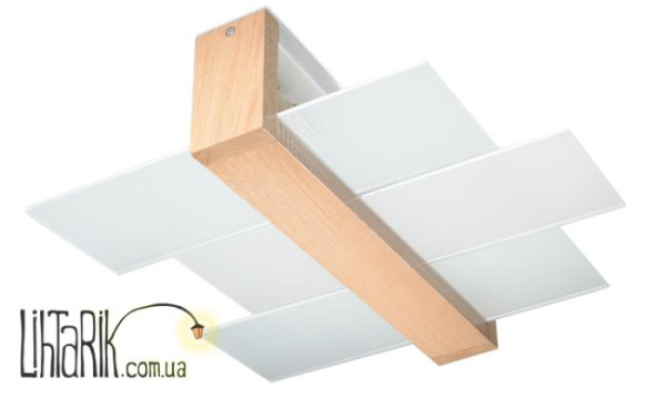 SOLLUX LIGHTING Светильник припотолочный FENIKS 2 Naturalne Drewno SL.0076