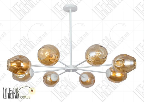 Levistella потолочна люстра 7526039-8 WH BR (7526039-8 WH+BR)