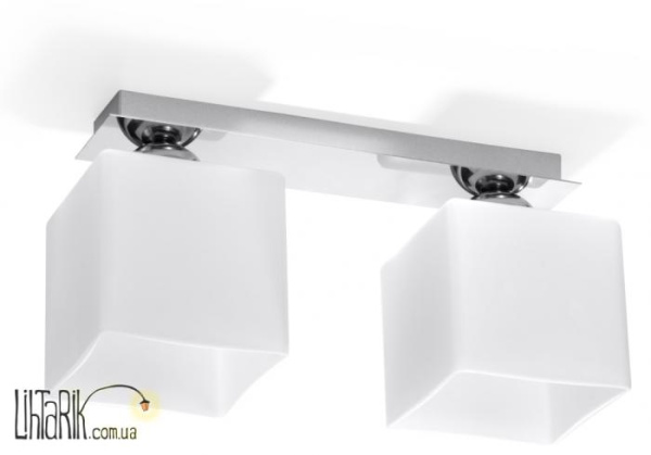 SOLLUX LIGHTING Светильник припотолочный PIAZZA 2 Chrom SL.0226