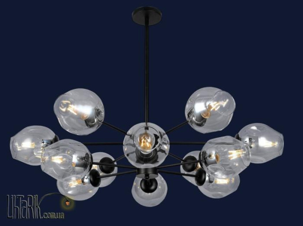 Levistella потолочна люстра 7526035-10 BK CL (7526035-10 BK+CL)