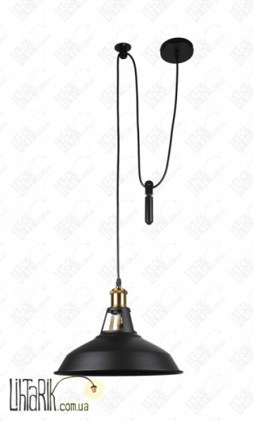 Levistella подвесной светильник с гирей 7526857F-1G BK(310)