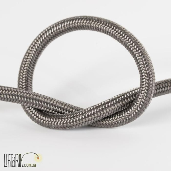 Levistella Провод в тканевой оплетке светло-серый
