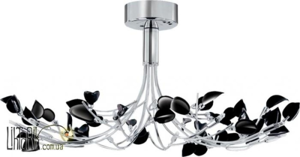 Люстра припотолочная Searchlight Wisteria 81510-10BK