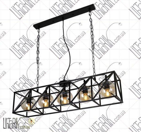 Подвес-клетка 761CT05-5 с плафонами