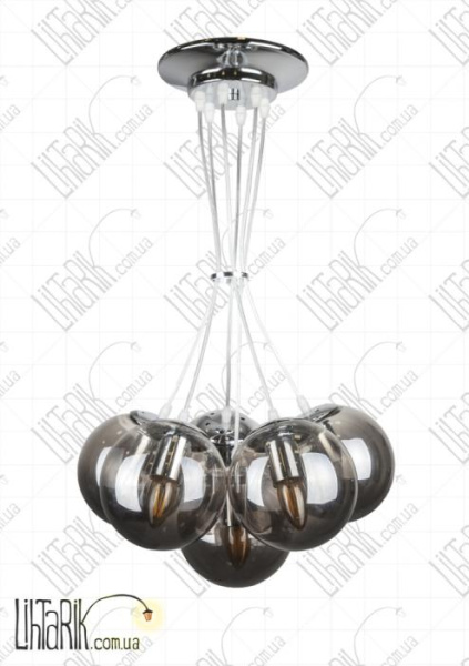 Levistella подвесная люстра 756PR150F-6 CR BK (756PR150F-6 CR+BK)
