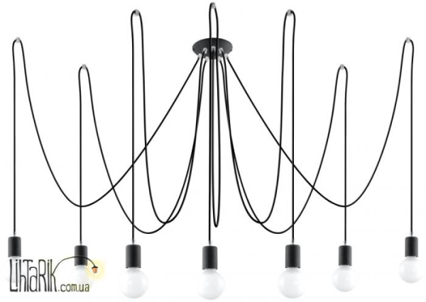 SOLLUX LIGHTING yrandol EDISON 7 Czarny SL.0372