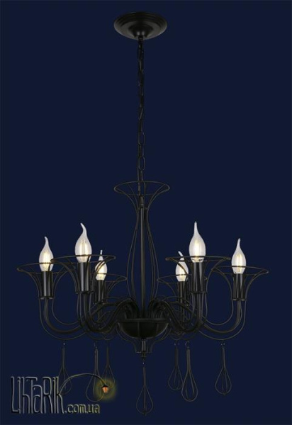 Levistella Подвесная люстра 756PR6504-6 BK