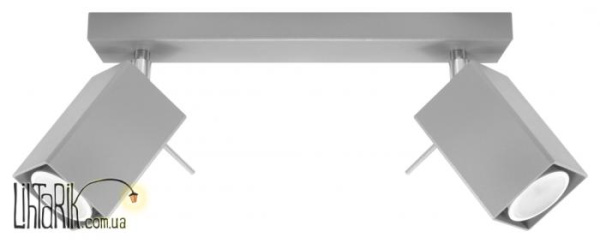 SOLLUX LIGHTING Светильник припотолочный MERIDA 2 Szary SL.0456