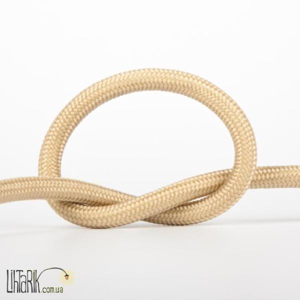 Levistella Провод в тканевой оплетке песочный