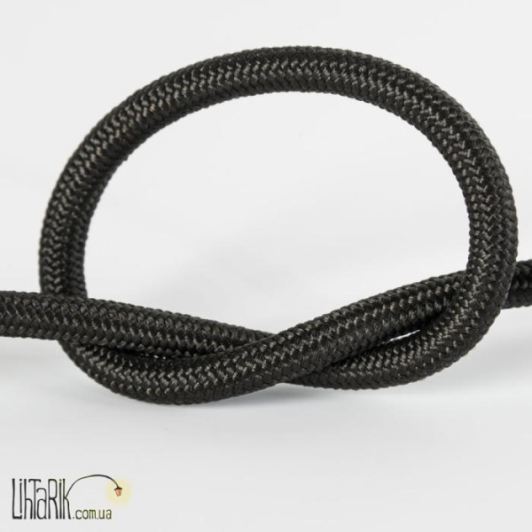 Levistella Провод в тканевой оплетке черный