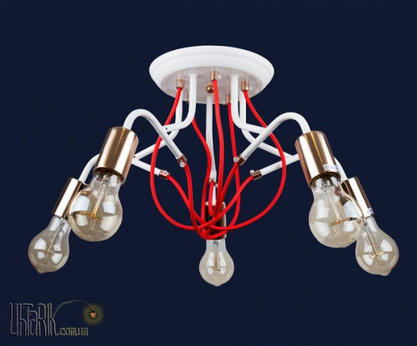 Levistella Люстра 768V8075-5 WH-GD