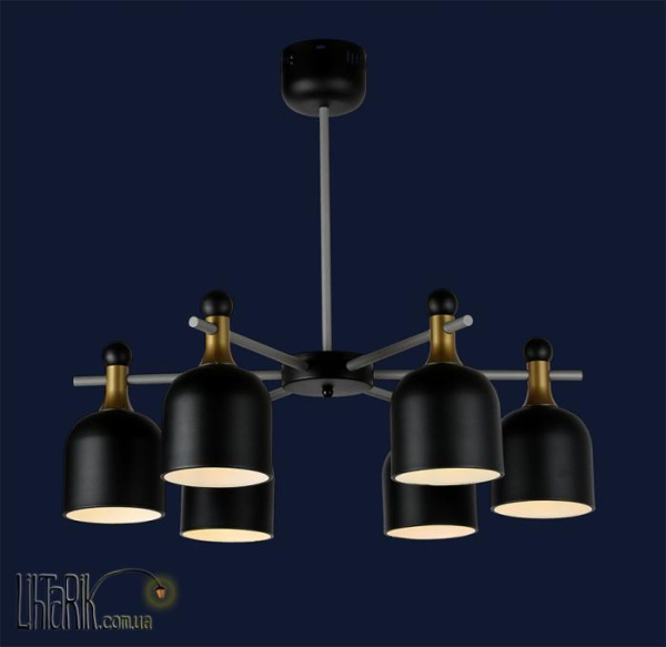 Levistella Подвесная люстра 756LPR1026-6 BK