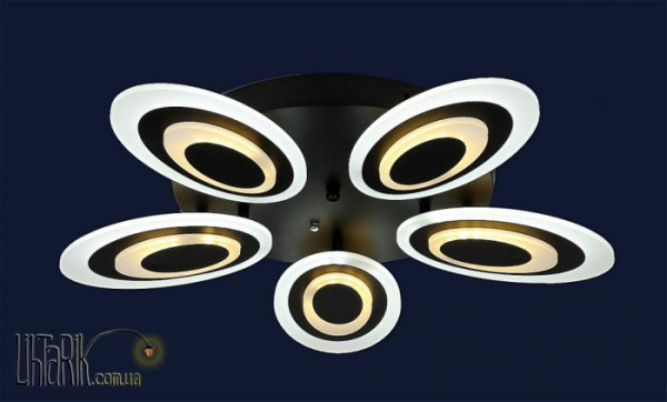 Levistella потолочный светильник 755MX10023-5 BK LED