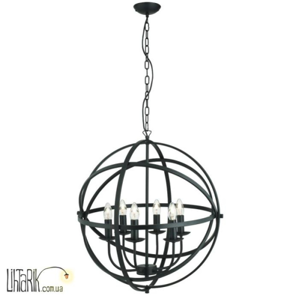 Подвесной светильник Searchlight ORBIT 2476-6BK