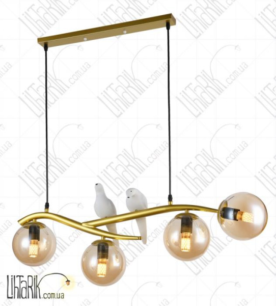 Levistella подвесной светильник 756PR7104-4 GD BR (756PR7104-4 GD+BR)