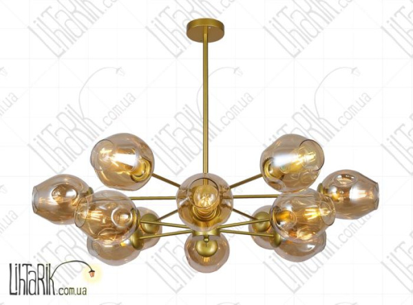 Levistella потолочна люстра 7526035-10 GD BR (7526035-10 GD+BR)