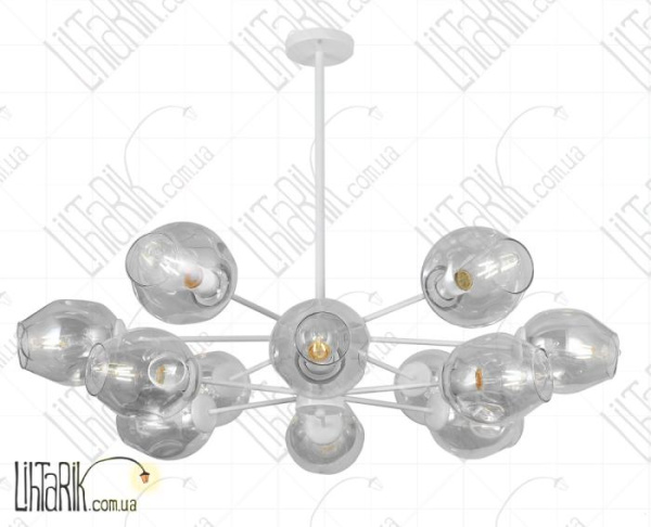 Levistella потолочна люстра 7526035-10 WH CL (7526035-10 WH+Cl)
