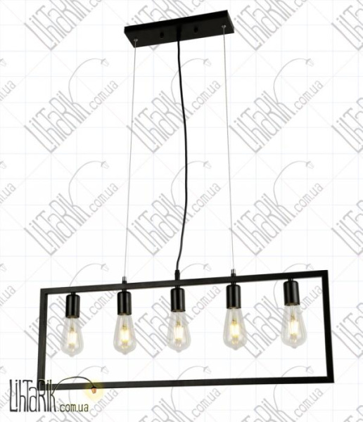 Levistella подвесной светильник 909XL1402-5 BK