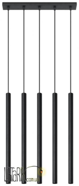 SOLLUX LIGHTING Светильник подвесной PASTELO 5 Czarna SL.0472
