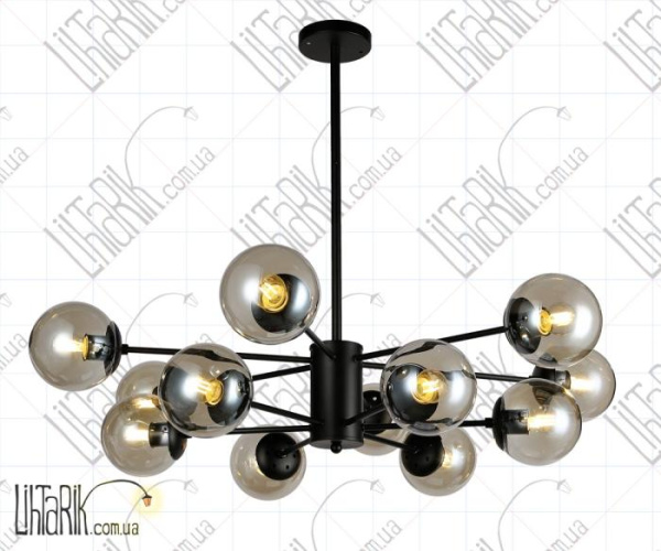 Levistella потолочная люстра 7526033-12 BK BR (7526033-12 BK+BR)