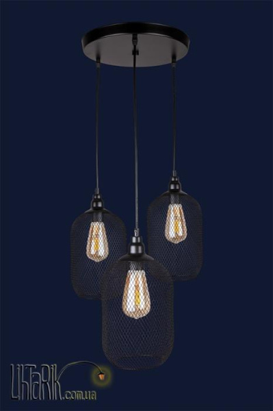 Levistella подвесной светильник 907018F-3 BK (300)