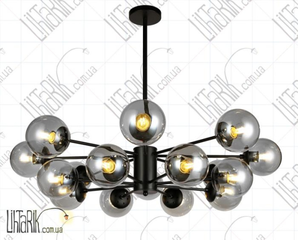 Levistella потолочная люстра 7526033-16 BK CL (7526033-16 BK+CL)