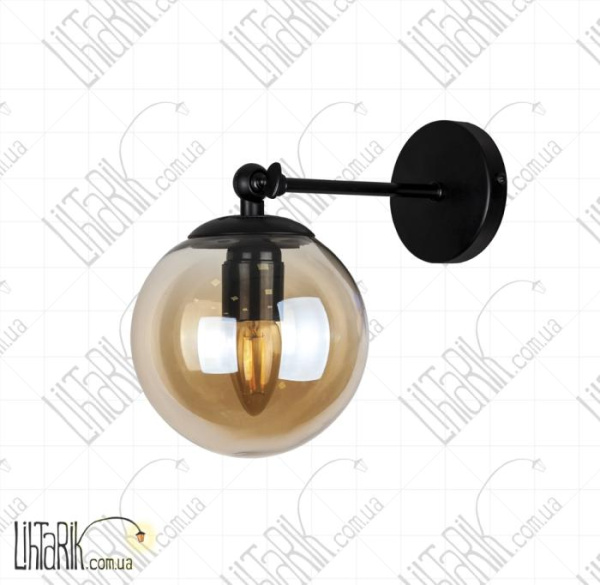 Levistella настенный светильник 756WPR150F-1 BK BR (756WPR150F-1 BK+BR)