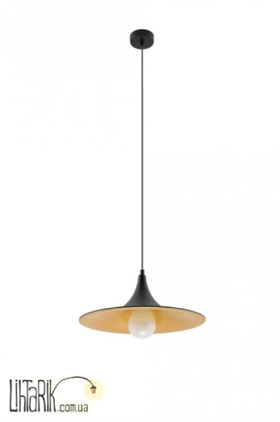 SOLLUX LIGHTING Светильник подвесной AVENA czarno/zota SL.0537