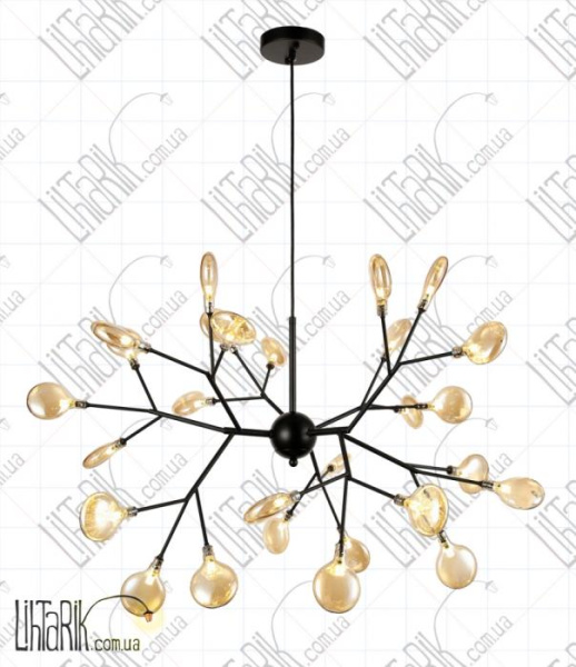 Levistella потолочная подвесная люстра 918LP262-27 BK BR (918LP262-27 BK+BR)