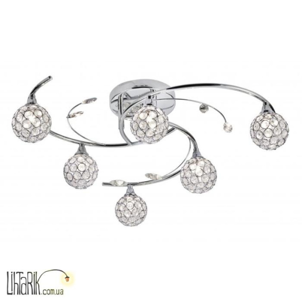 Люстра припотолочная Searchlight DIMPLE 7026-6СС