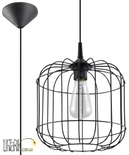SOLLUX LIGHTING Светильник подвесной CELTA Czarna SL.0296