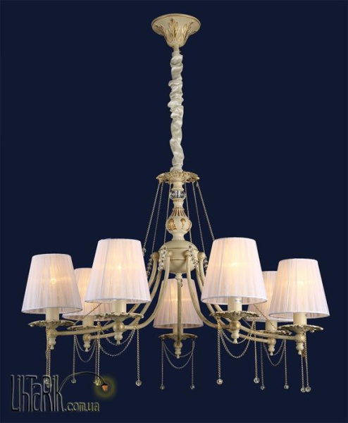 Levistella Люстра 755MK30012-7 CRM+GLD