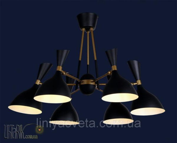 Levistella Подвесная люстра 756LPR1024-6 BK