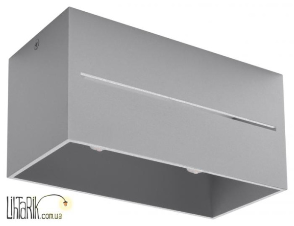 SOLLUX LIGHTING Светильник припотолочный LOBO MAXI Szary SL.0385