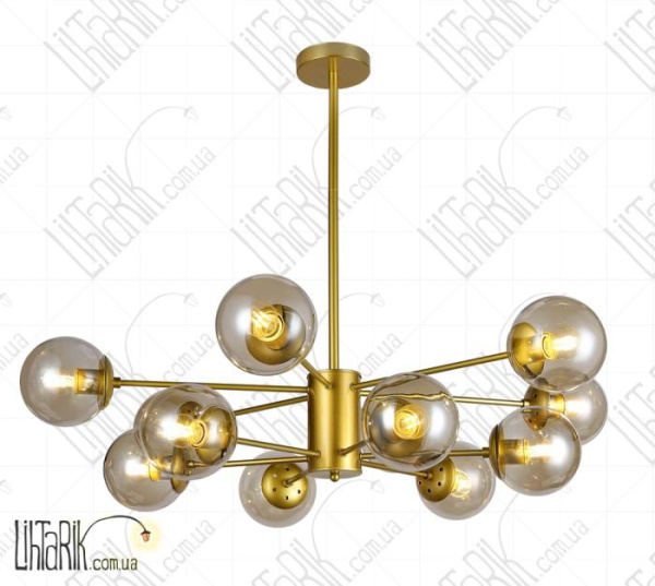 Levistella потолочна люстра 7526033-12 GD BR (7526033-12 GD+BR)