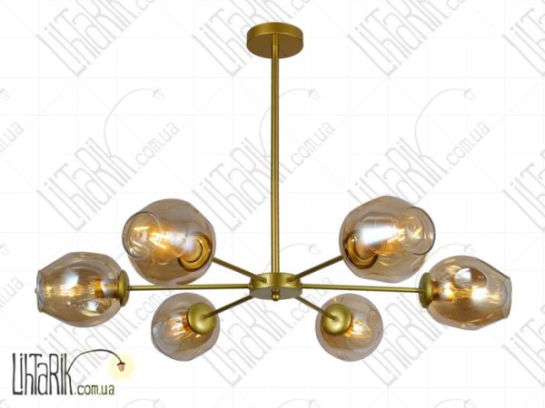 Levistella потолочна люстра 7526039-6 GD BR (7526039-6 GD+BR)